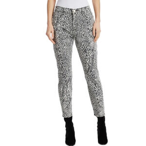🥤 Frame Le High Skinny High Rise Skinny Noir Multi Animal Print Jean 24 NWT